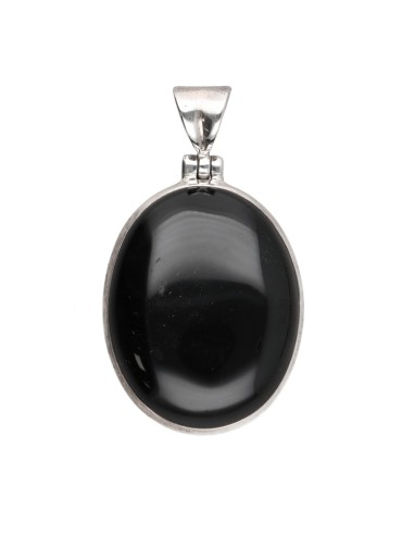 Pendentif en argent 925 Onyx aléatoire
