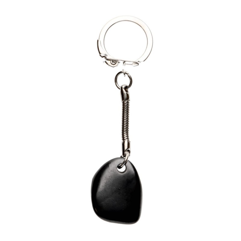 Portachiavi in Shungite Levigata