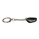 Porte-clés en shungite rhodié