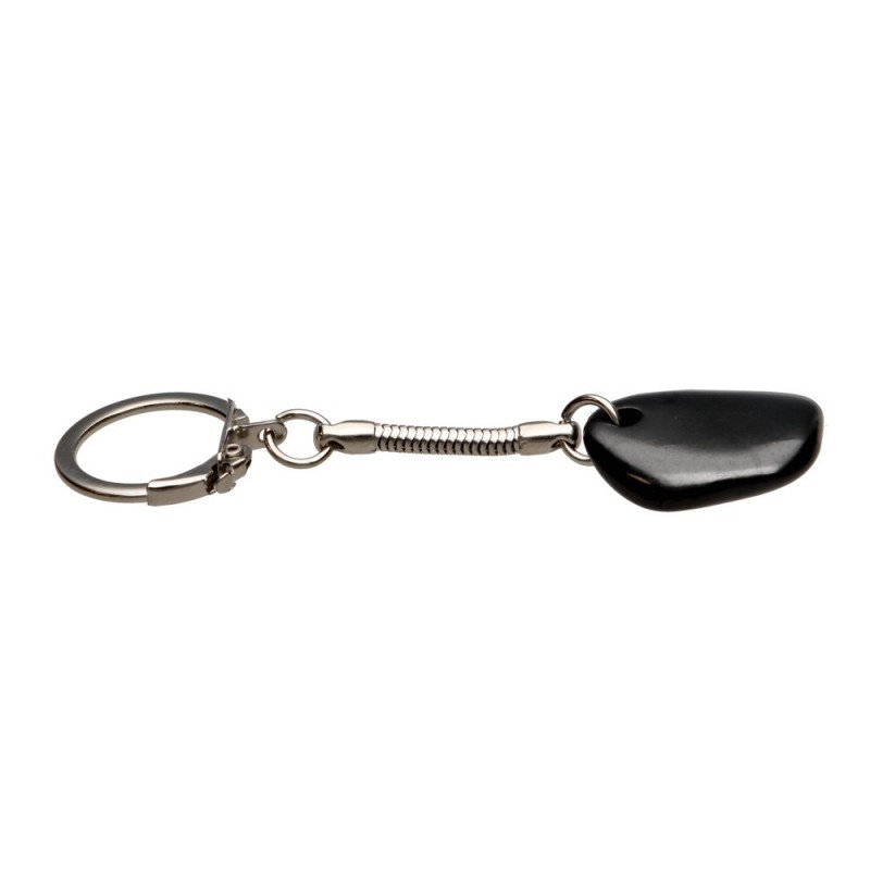 Portachiavi in Shungite Levigata