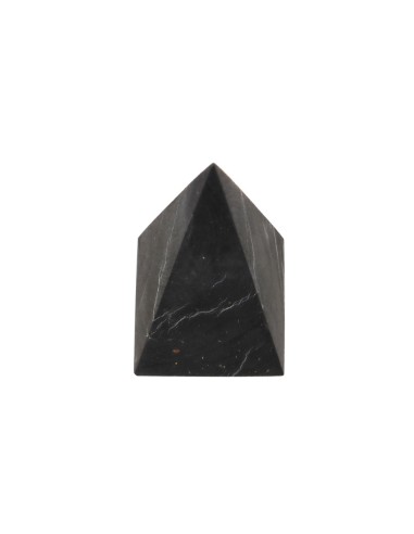 Pirâmide alta de shungite mate 7x7cm
