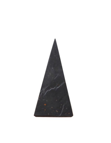Pirâmide alta de shungite mate 7x7cm