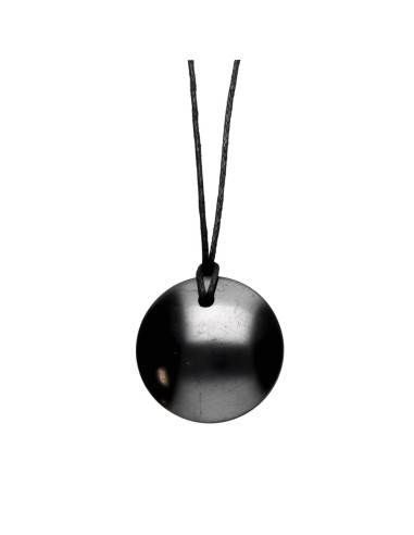 Shungit Lens Pendant