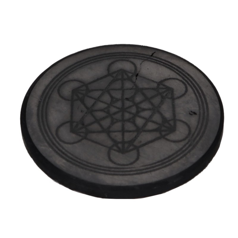 Piccola Piastra Adesiva in Shungite Metatron