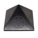 Pirámide de Shungit Pulida con Metratón 7x7cm