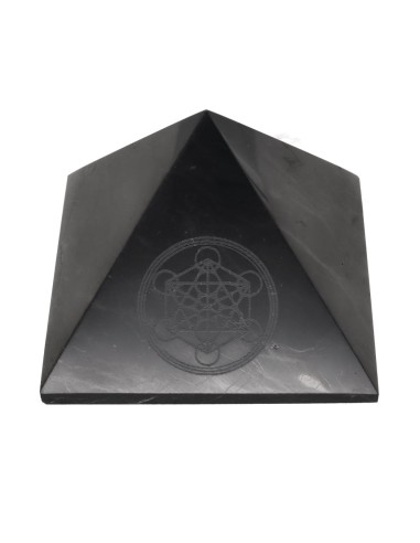 Piramide di Shungite Lucidata con...