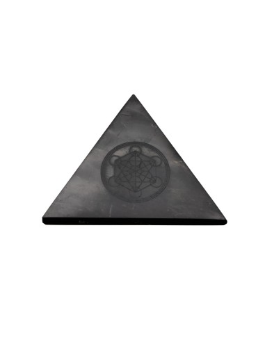 Piramide di Shungite levigata con...