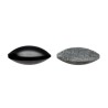 Pair of Shungite and Tulikivi Lens Harmonizers