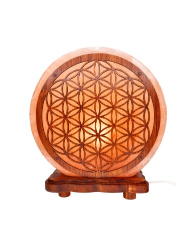 Flower of Life Salt Lamp