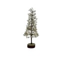Large Aquamarine Tree with Wooden Base