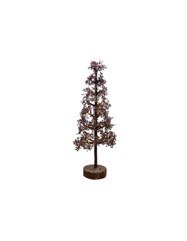 Large Amethyst Tree with Wooden Base