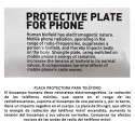 Placa adesiva Shungite retangular mate