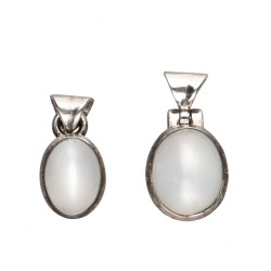 Pendente in Adularia Casuale in Argento Sterling 925