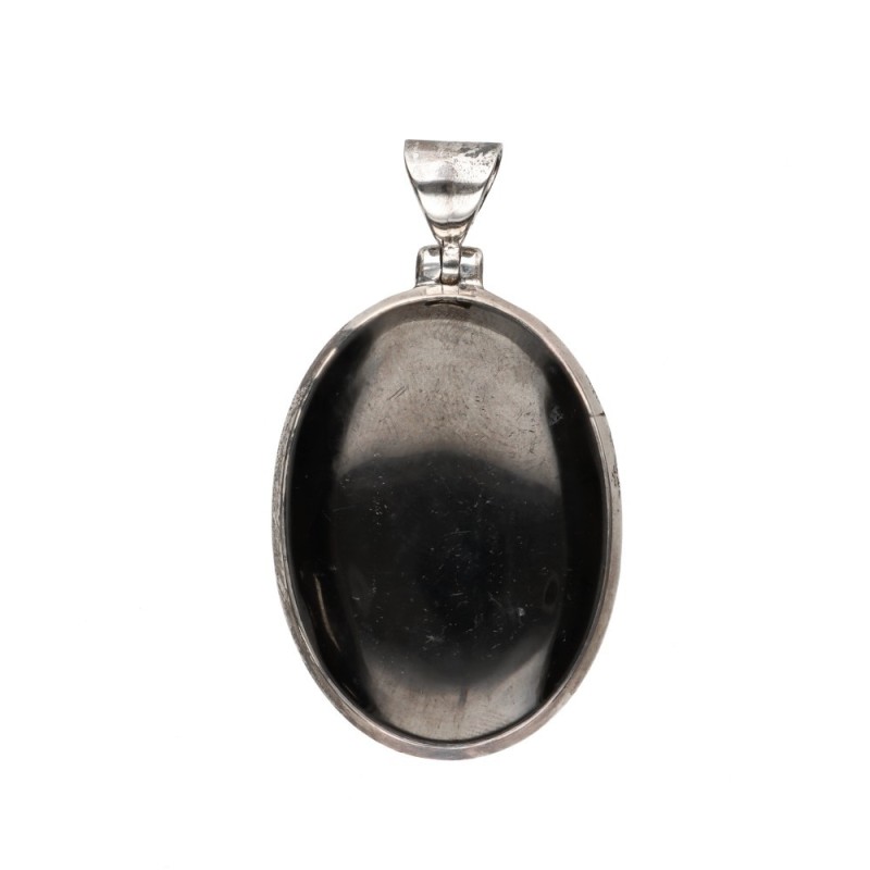 Pendente in Shungite Casual in Argento Sterling 925