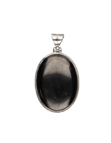 Pendentif Shungit aléatoire en argent...