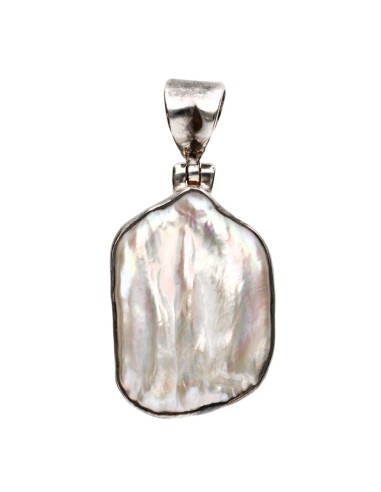 Pendentif perle aléatoire en argent 925