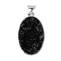 Random Tectite Pendant in Sterling Silver 925