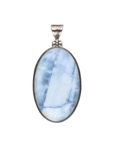 Blue Random Opal Pendant in 925...