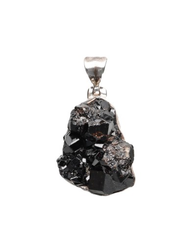Druse of Garnet Pendant in 925...