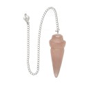 Pendolo Conico Egiziano in Quarzo Rosa (EGI8)