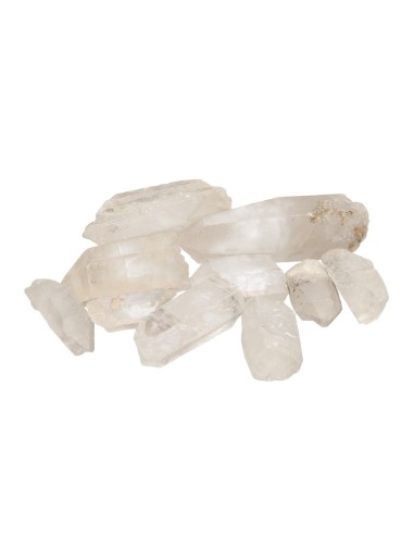 Raw White Quartz B Quality Points