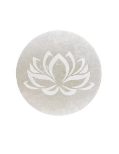 Placa circular de selenite...