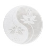 Selenite Yin and Yang Circular Plate Extra
