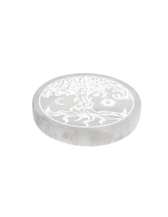 Targa circolare di selenite... 2