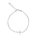 Pulseira com nó de bruxa em prata de lei 925