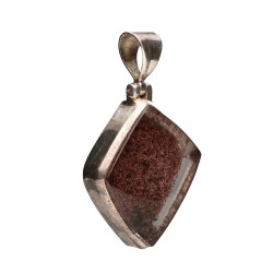 Pendente in Lodolite in Argento Sterling 925 (57Q)