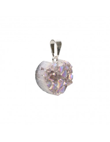Colgante Corazón de Drusa Aqua Aura...