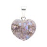 Colgante Corazon en Drusa Aqua Aura