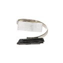 Anillo de Turmalina y Selenito en Bruto Plata de Ley