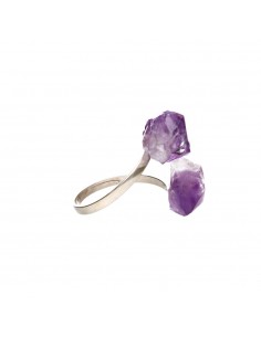 Anello di Ametista in Bruto... 2