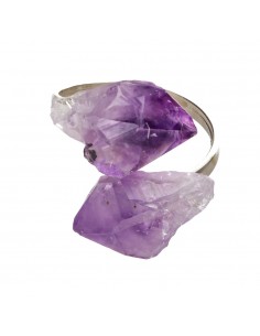 Anello di Ametista in Bruto...