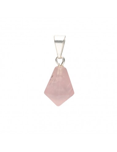 Colgante di Quarzo Rosa Punta Conica...