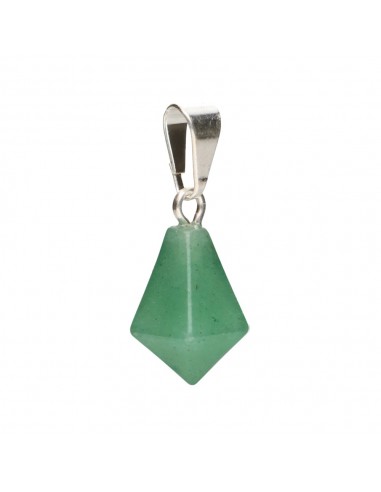 Colgante de Cuarzo Verde de Punta...
