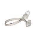 Anello in Quarzo Grezzo d'Argento