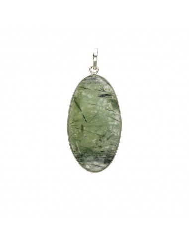 Colgante Cabujón di Prehnite in Bagno...