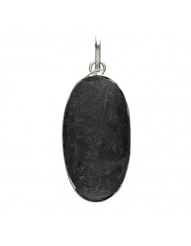 Colgante Cabochon di Tormalina Nera...