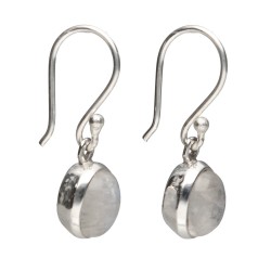 Orecchini Ovale in Pietra Luna in Argento Sterling 925