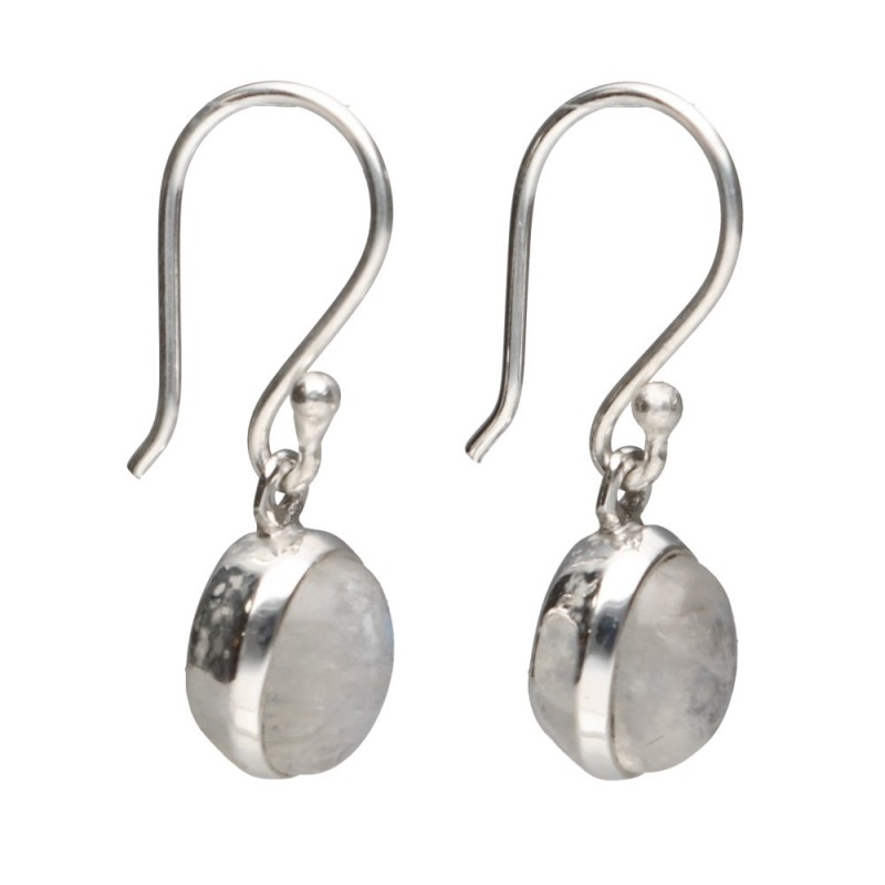 Orecchini Ovale in Pietra Luna in Argento Sterling 925