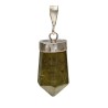 Pendente in Granato Verde in Argento Sterling 925