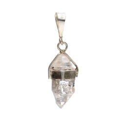 Pendente Diamante di Quarzo Hérkimer in Argento Sterling 925