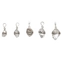 Colgante Diamante de Cuarzo Hérkimer en Plata