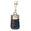 Pendentif saphir bleu en argent 925