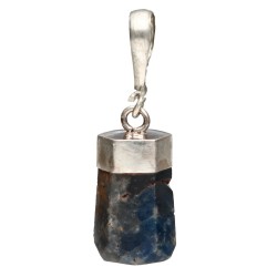 Pendente in Zaffiro Blu in Argento Sterling 925