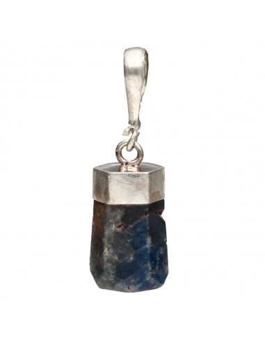 Blue Sapphire Pendant in 925 Sterling...