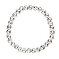 Bracciale Lava bagno Argento 6 mm
