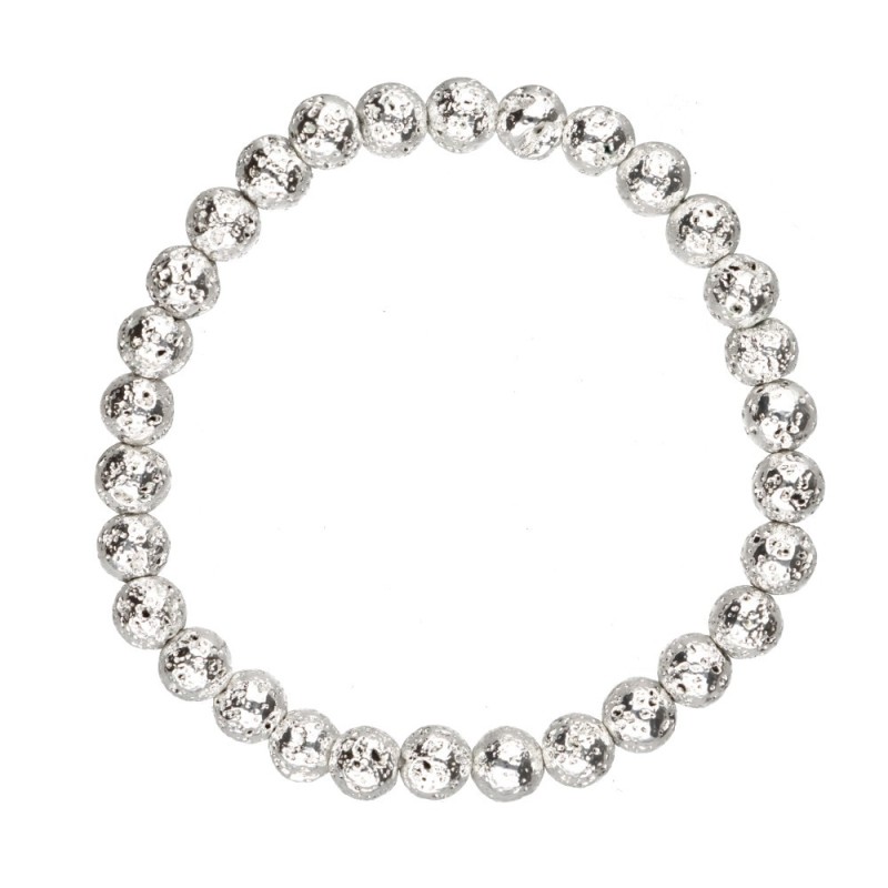 Bracciale Lava bagno Argento 6 mm